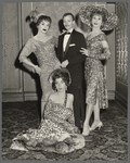 Stormé DeLarverié (center), surrounded by three female impersonators at Roberts Show Club, Chicago, Illinois