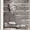 Luther Passmore, farmer, with hybrid corn. Polk County, Iowa