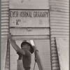 Constructing sealed bin for shelled corn storage. Marshall County, Iowa