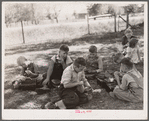 Lunch hour at country school. Grundy County, Iowa