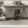 School is out for lunch. Grundy County, Iowa