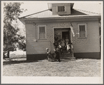 School is out for lunch. Grundy County, Iowa