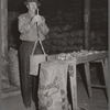 USDA (United States Department of Agriculture) inspector grades potatoes. Monte Vista, Colorado