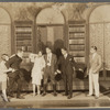 Josephine Evans, Robert W. Craig, Florence Eldridge, Eliot Cabot, James Rennie, Edward H. Wever and Catherine Willard in the stage production The Great Gatsby 