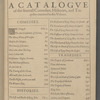 A Catalogue of the seuerall Comedies, Histories, and Tragedies contained in this Volume