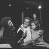 Dick Anthony Williams, Glynn Turman, Marilyn Coleman and Gloria Edwards in the stage production What the Wine Seller Buys