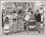 Maria Tallchief and John Kriza with members of the Osage tribe
