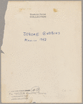 Jerome Robbins in Mexico
