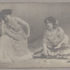 Two women, one smoking