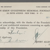 Guggenheim Memorial Foundation