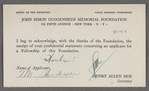 Guggenheim Memorial Foundation