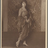 Campbell Studios photograph portrait of Angela Morgan in beaded gown with dark wrap