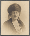 Portrait photograph of Carolyn Victoria Morgan, with light background