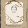 Page with "The Belle of Bello Squardo etched on copper by Miss Alexander"