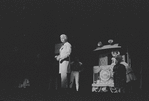 John Heffernan [center] and unidentified others in the stage production Purlie