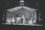 Cleavon Little [center] and unidentified others in the stage production Purlie