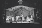 Cleavon Little [center] and unidentified others in the stage production Purlie