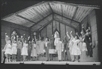 Cleavon Little [center] and unidentified others in the stage production Purlie