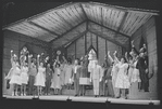 Cleavon Little [center] and unidentified others in the stage production Purlie