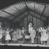 Cleavon Little [center] and unidentified others in the stage production Purlie