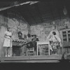 Melba Moore, Cleavon Little, Novella Nelson and Sherman Hemsley in the stage production Purlie