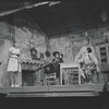 Melba Moore, Cleavon Little, Novella Nelson and Sherman Hemsley in the stage production Purlie