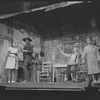 Melba Moore, Cleavon Little, Novella Nelson and Sherman Hemsley in the stage production Purlie
