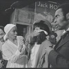 Sherman Hemsley, Novella Nelson, Melba Moore and Cleavon Little in the stage production Purlie