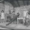 Melba Moore, Cleavon Little, Novella Nelson and Sherman Hemsley in the stage production Purlie