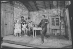 Novella Nelson, Melba Moore, Sherman Hemsley and Cleavon Little in the stage production Purlie