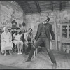 Novella Nelson, Melba Moore, Sherman Hemsley and Cleavon Little in the stage production Purlie