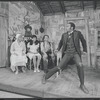 Novella Nelson, Melba Moore, Sherman Hemsley and Cleavon Little in the stage production Purlie