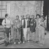 Sherman Hemsley [left] and unidentified others in the stage production Purlie