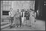 Sherman Hemsley [left] and unidentified others in the stage production Purlie