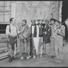 Sherman Hemsley [left] and unidentified others in the stage production Purlie