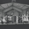 Cleavon Little [center] and unidentified others in the stage production Purlie