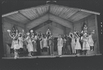 Cleavon Little [center] and unidentified others in the stage production Purlie