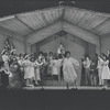 Cleavon Little [center] and unidentified others in the stage production Purlie