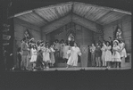 Cleavon Little [center] and unidentified others in the stage production Purlie