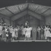 Cleavon Little [center] and unidentified others in the stage production Purlie