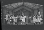 Cleavon Little [center] and unidentified others in the stage production Purlie