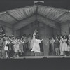 Cleavon Little [center] and unidentified others in the stage production Purlie