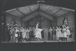 Cleavon Little [center] and unidentified others in the stage production Purlie