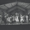 Cleavon Little [center] and unidentified others in the stage production Purlie