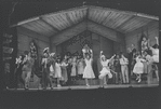 Cleavon Little [center] and unidentified others in the stage production Purlie