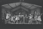 Cleavon Little [center] and unidentified others in the stage production Purlie