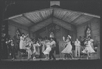 Cleavon Little [center] and unidentified others in the stage production Purlie