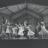 Cleavon Little [center] and unidentified others in the stage production Purlie