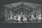 Cleavon Little [center] and unidentified others in the stage production Purlie