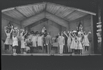 Cleavon Little [center] and unidentified others in the stage production Purlie